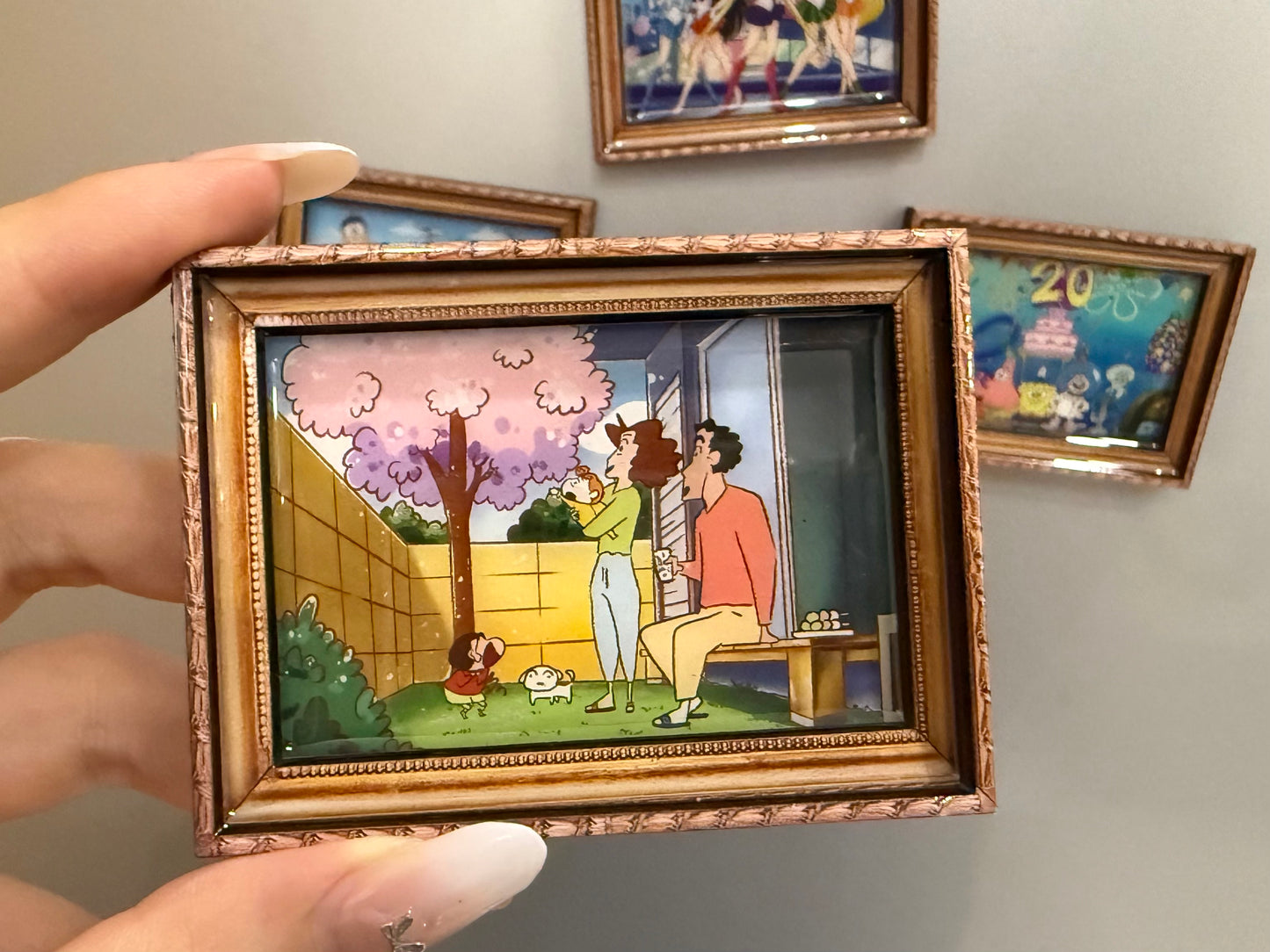 4. Customized wooden frame fridge magnets - Customer provides pictures