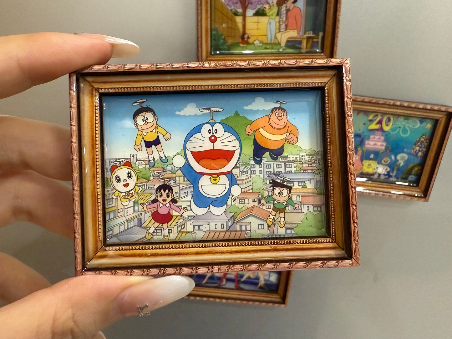 4. Customized wooden frame fridge magnets - Customer provides pictures