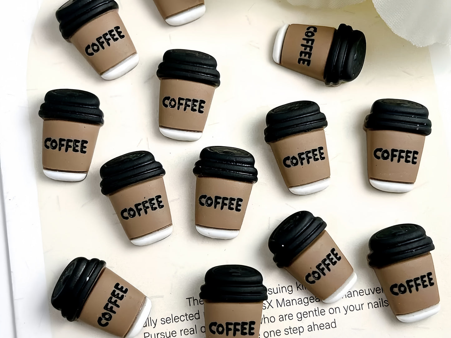 7. 3D coffee set fridge magnets