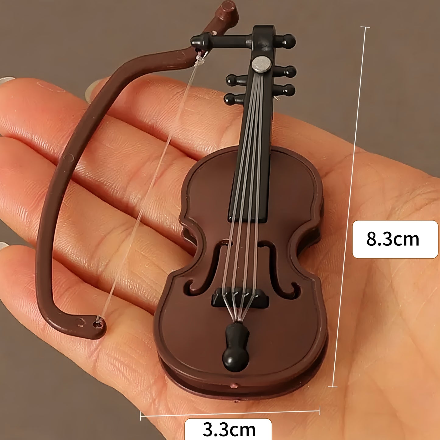 8. 3D Violin & Musical Note Set fridge magnets