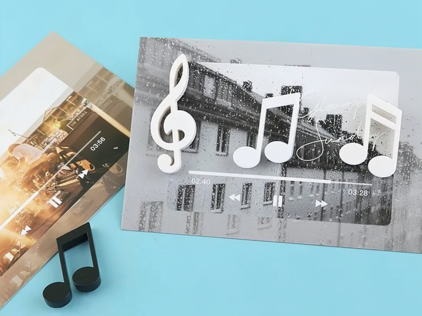 8. 3D Violin & Musical Note Set fridge magnets