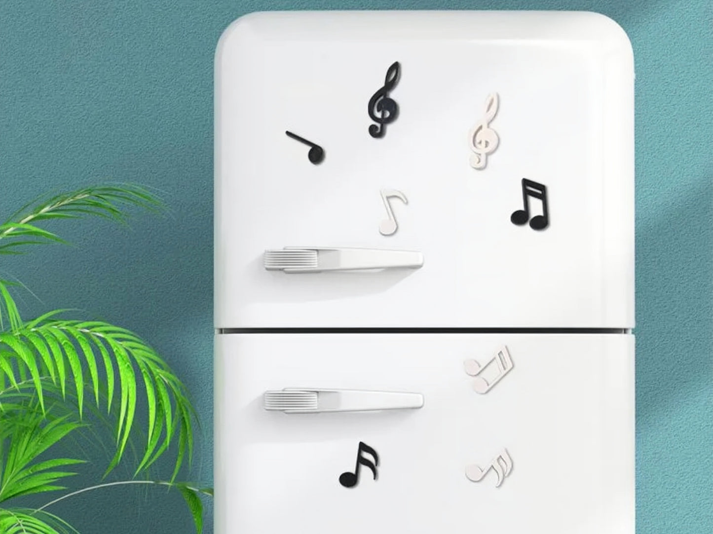 8. 3D Violin & Musical Note Set fridge magnets