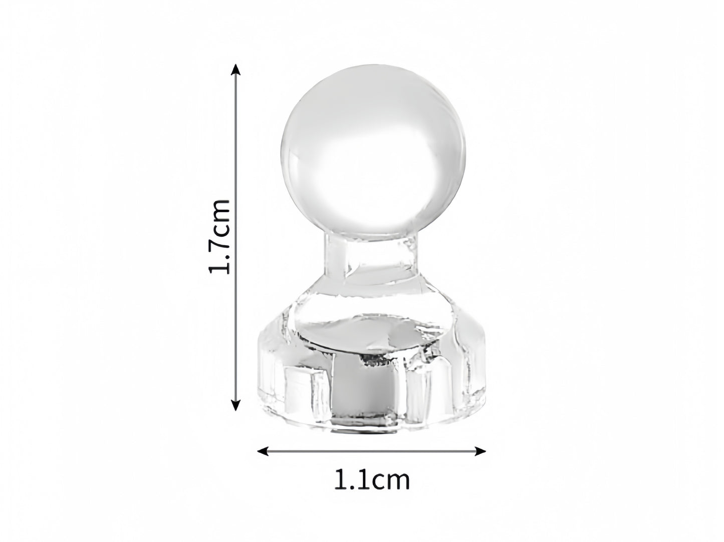 9. 3D simple magnetic tack fridge magnets